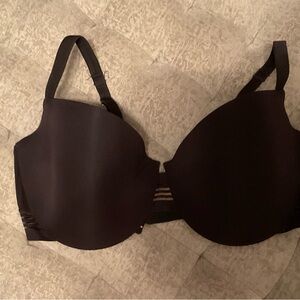 Le Mystere Black Full Coverage Bra with Molded Cups
